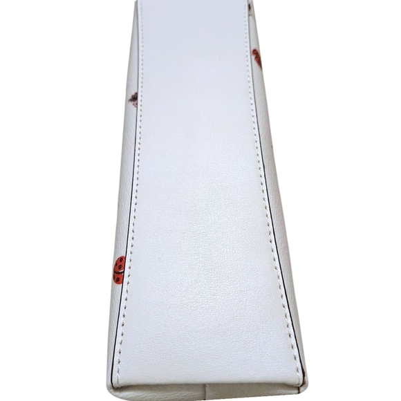 Coach Madison Crossbody Ladybug Floral Bag Chalk Multi CU273 Leather/Canvas NWT - Picture 7 of 16